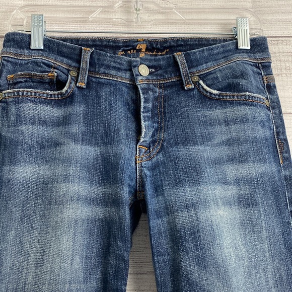 Seven For All Mankind Flynt Bootcut Blue Jeans - Size: 27 - US Misses Size: 4 - Picture 3 of 13